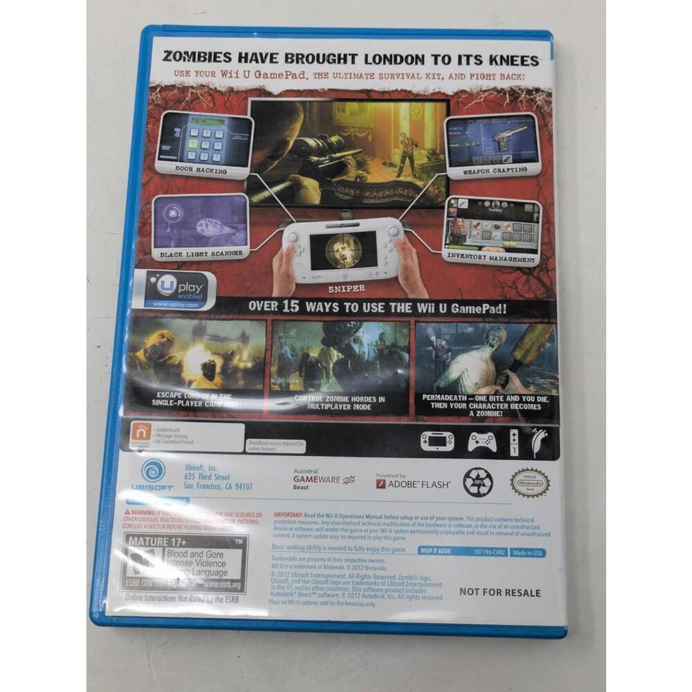 ZombiU Nintendo Wii U 2012 - Picture 4 of 4